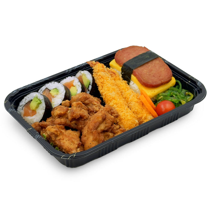 TZ-825K PP Kamome Bird Takeout Sushi Tray 9.2" x 6.5" (300/case)