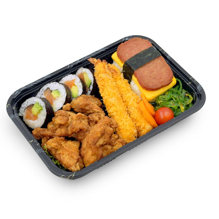 TZ-825K PP Kamome Bird Takeout Sushi Tray 9.2" x 6.5" (300/case)