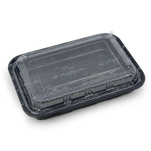 TZ-825K PP Kamome Bird Takeout Sushi Tray 9.2" x 6.5" (300/case)