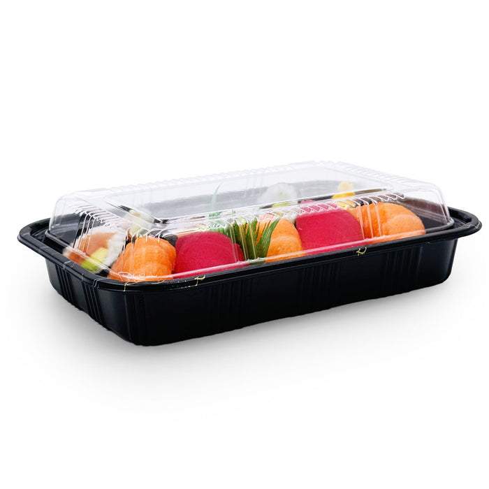 TZ-820K PP Kamome Bird Take Out Sushi Tray 8.5" x 5.8" (400/case)