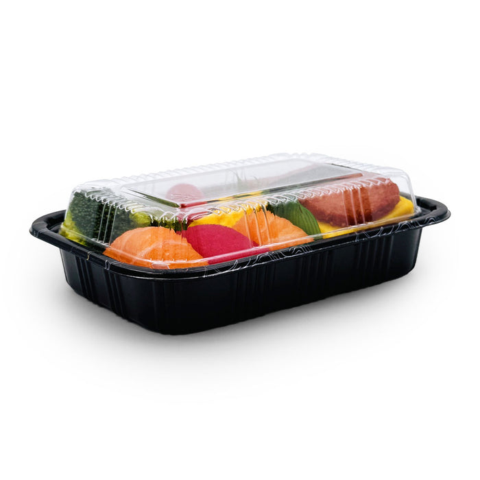 TZ-810K PP Kamome Bird Take Out Sushi Tray 7.3" x 5.1" (500/case)
