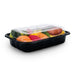 TZ-810K PP Kamome Bird Take Out Sushi Tray 7.3" x 5.1" (500/case)