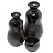 Grainy Black Ceramic Sake Cup 1.7 fl oz