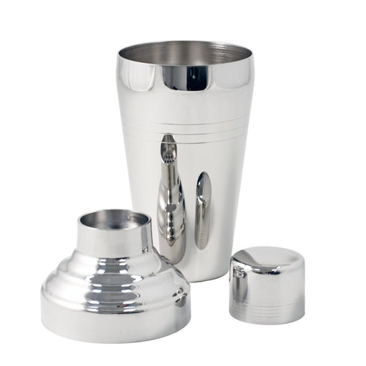 Yukiwa Stainless Steel Baron 3-Piece Cocktail Shaker 510ml (17.2 fl oz)