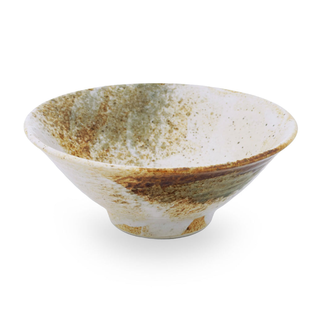 Yukishino Moss White Noodle Bowl 31 fl oz / 7.68