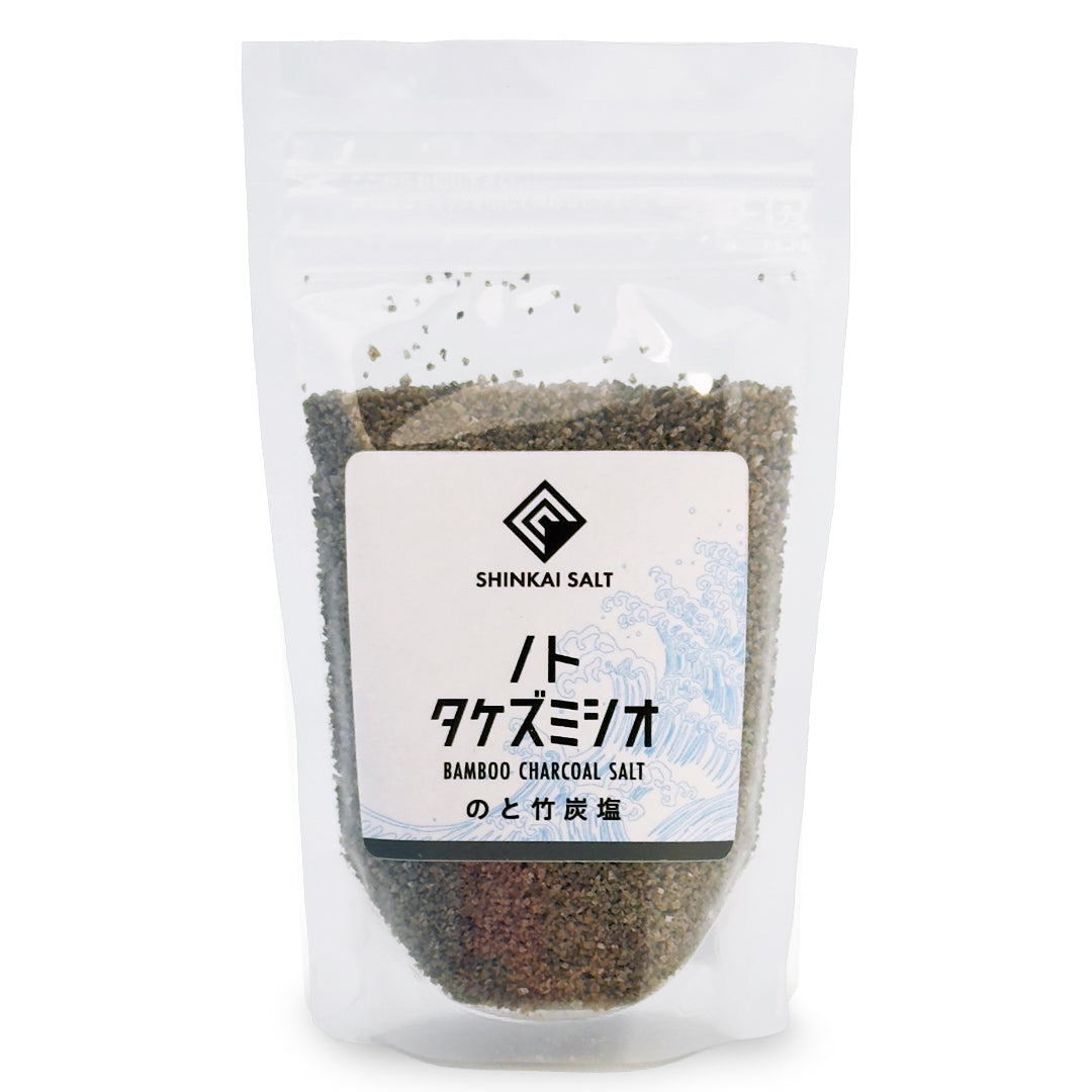 Noto Suzu Takesumi Shio - Bamboo Ash Sea Salt 3.5 oz / 100 g — MTC