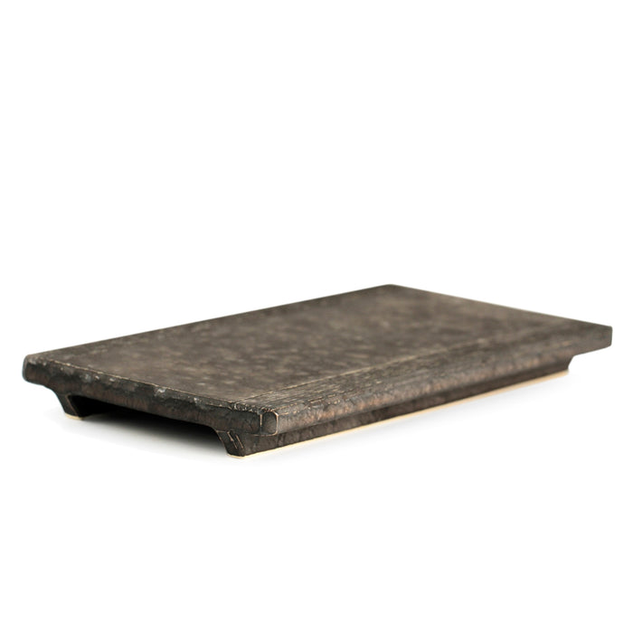 Kinkessho Bronze Flat Rectangular Plate 10.12" x 4.8"