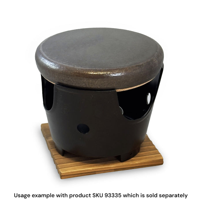 Ishiyaki Round Hot Stone Plate 5.23" dia with Konro Grill