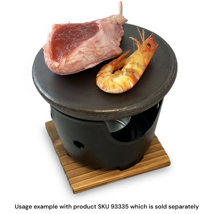 Ishiyaki Round Hot Stone Plate Large with Konro Grill