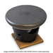 Ishiyaki Round Hot Stone Plate 7.08" dia with Konro Grill
