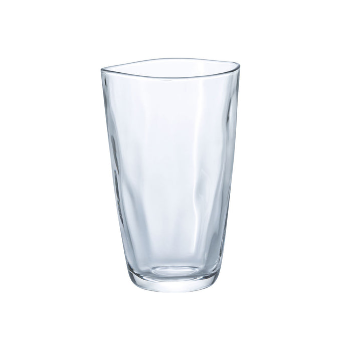 Organic Shaped Glass Cup Tumbler 12 fl oz (Set of 3)