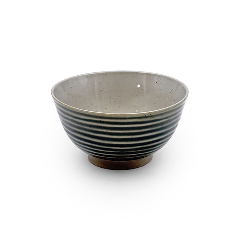 Striped Rice Bowl Chawan 11 fl oz / 4.57