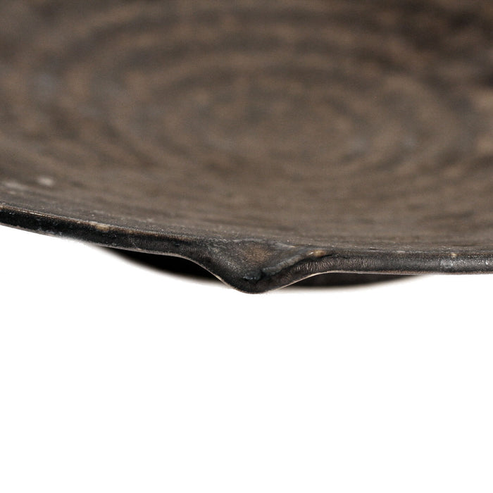 Charcoal Gray Round Plate 9.92" dia