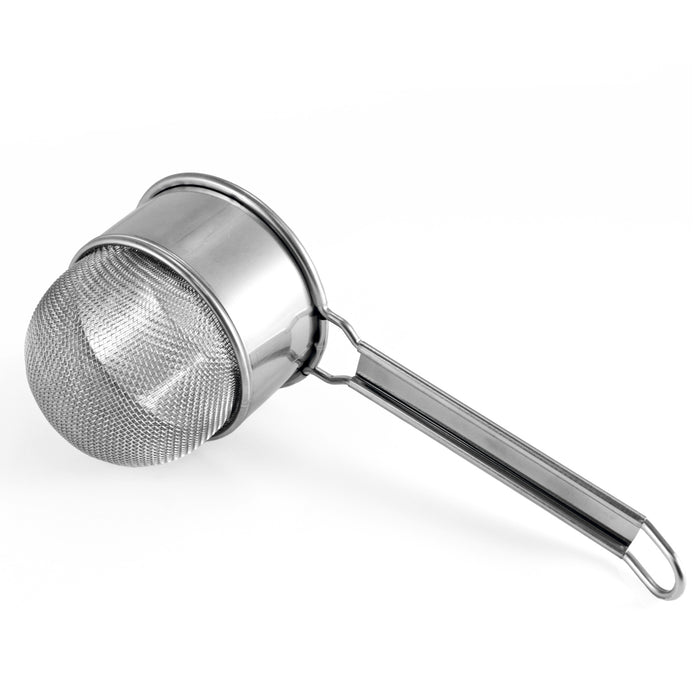 Stainless Steel Double Mesh Tea Strainer 3.2" dia