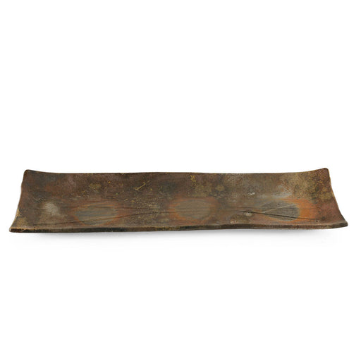 Kanayama Matte Brown Rectangular Plate 12.4" x 3.98"