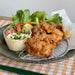 Tonkatsu & Tempura Net Stainless Steel Half Moon Medium 6.8" x 3.5"