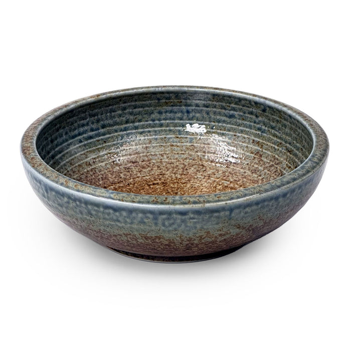 Ainagashi Blue Earthy Serving Bowl 38 fl oz / 8" dia