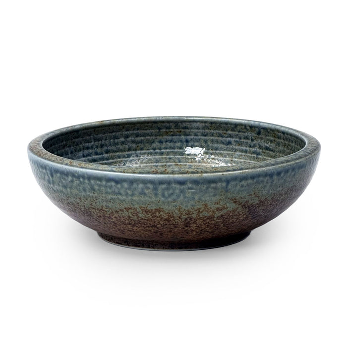 Ainagashi Blue Earthy Serving Bowl 38 fl oz / 8" dia