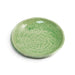 Cracked Jade Green Plate 7.9" dia