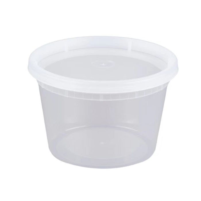 Plastic Takeout Deli Container with Lid 16 fl oz / 473ml (240/case)