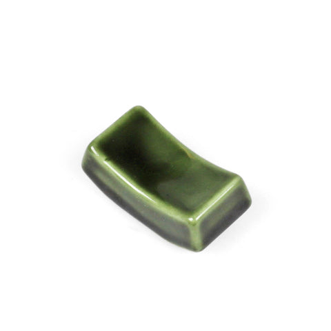 Oribe Green Chopstick Rest Hashioki