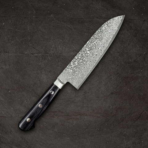 Yoshimi Kato VG-10 Nickel Damascus Santoku 175mm (6.9