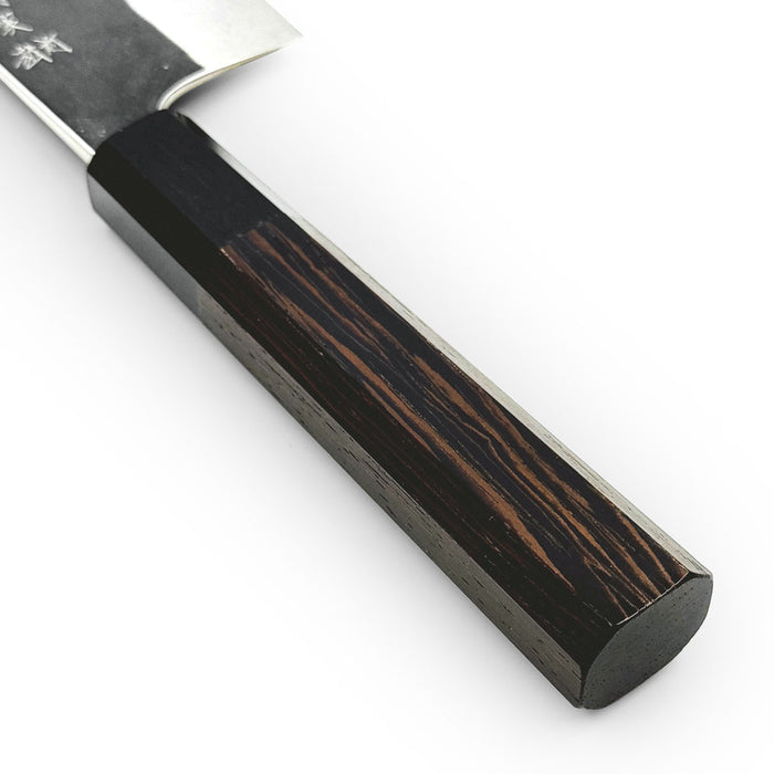 Yoshimi Kato Aogami Super Kurouchi Nakiri 165mm (6.5") - Handle