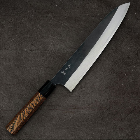 Yoshimi Kato Aogami Super Kurouchi Gyuto 240mm (9.4