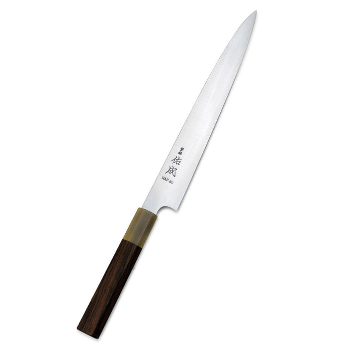 Sukenari HAP40 High Speed Steel Sujihiki 240mm Rosewood Handle