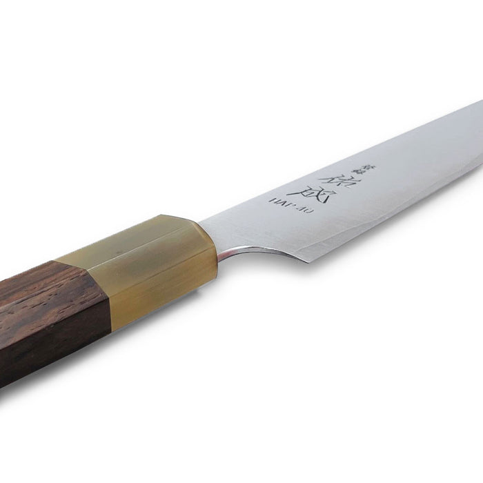 Sukenari HAP40 High Speed Steel Sujihiki 240mm Rosewood Handle Heel