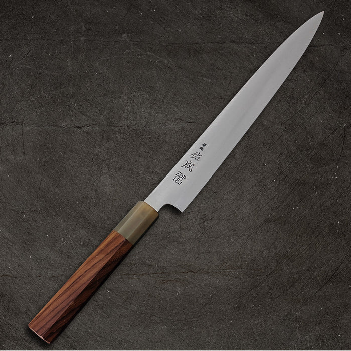 Sukenari ZDP-189 Sujihiki 270mm (10.6") Rosewood Handle