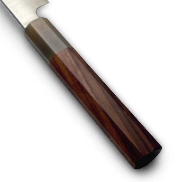 Sukenari ZDP-189 Sujihiki 270mm (10.6") Rosewood Handle - Handle