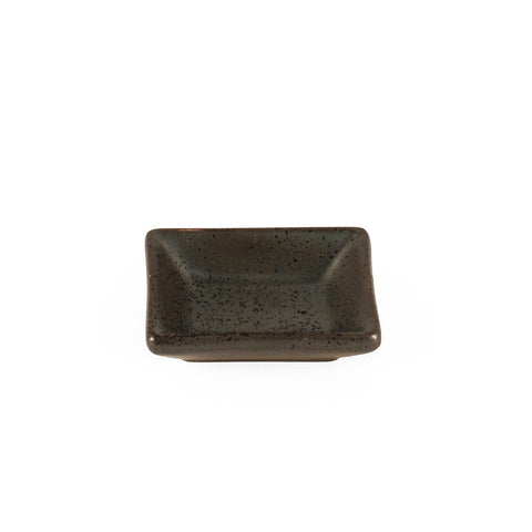 Metallic Gray Black Speckled Soy Sauce Dish 3