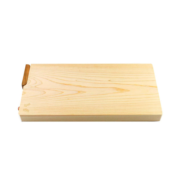 Hinoki (Japanese Cypress) Cutting Board w/Stand 14.2" x 7.1" x 1.2" ht