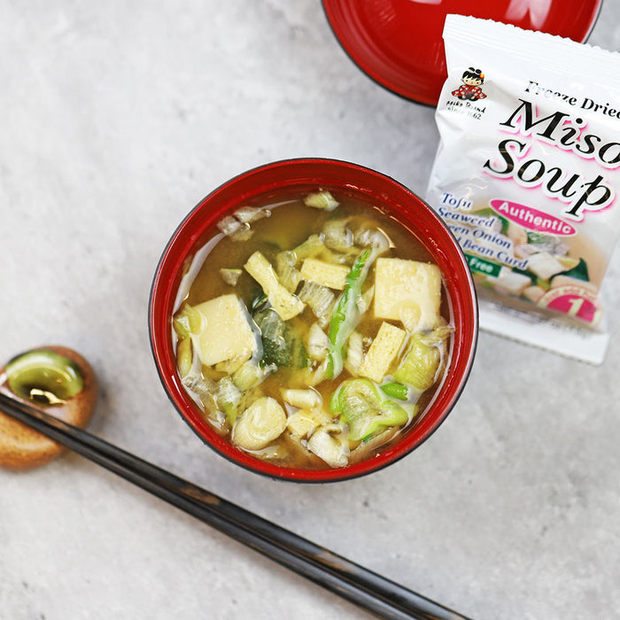 Miko Brand Shinshuichi Freeze-Dried Instant Miso Soup Authentic 12 Servings (0.27 oz / 7.5g)
