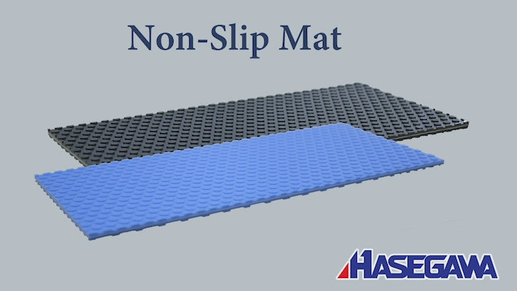 Hasegawa Non Slip Mat Blue Waterproof