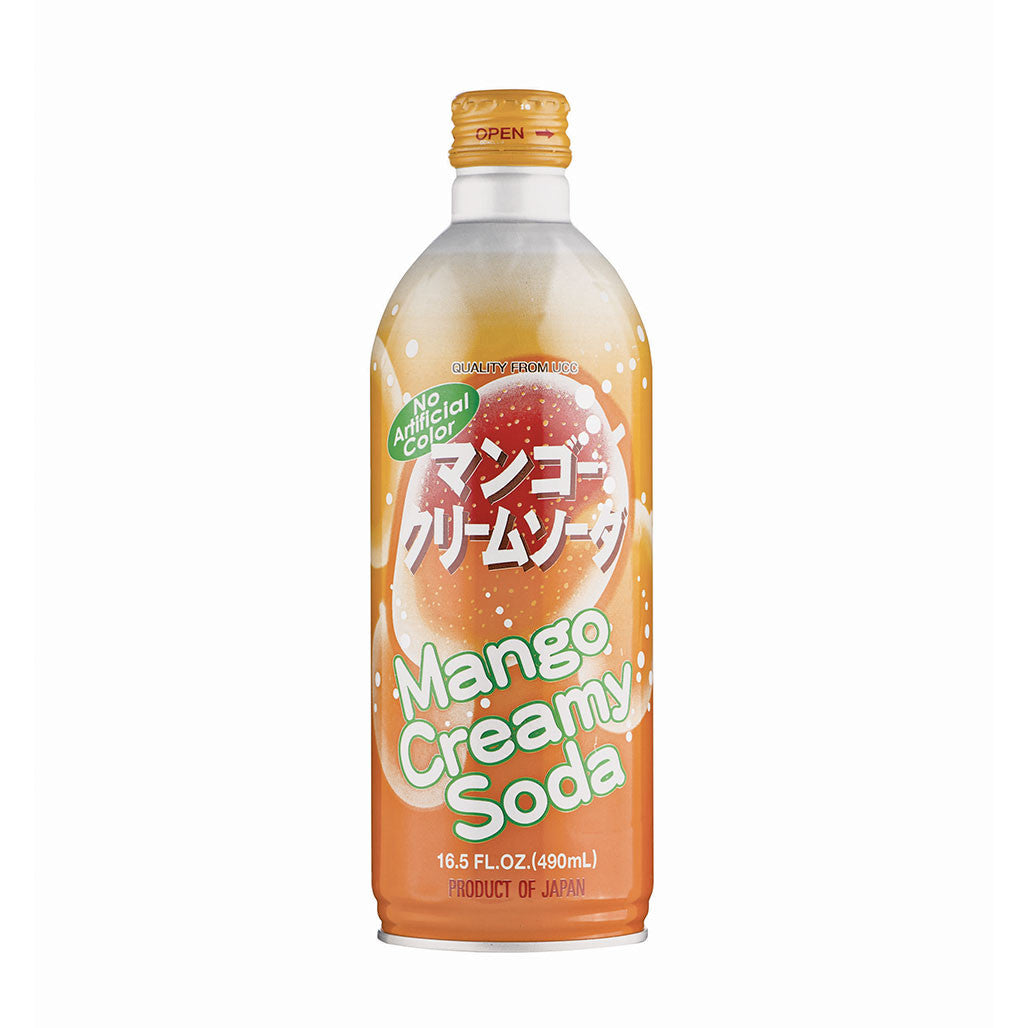 UCC Mango Cream Soda 16.5 fl oz (490ml) x 24 bottles — MTC