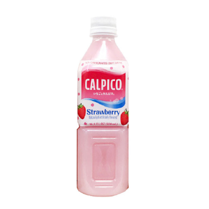 Calpico Water Strawberry Flavor 16.9 fl oz (500ml) x 24 bottles