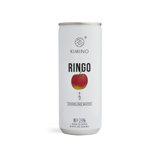 Kimino No Sugar Ringo Fuji Apple Sparkling Water 8.45 fl oz (250ml) x 30 cans