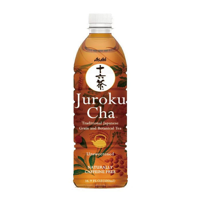 Asahi Juroku Cha 16 Blended Caffeine Free Tea 16.9 fl oz (500ml) x 12 bottles