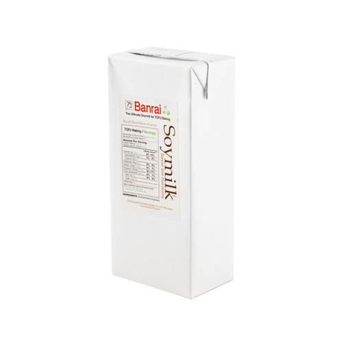 Banrai Non-GMO Soy Milk for Tofu Making 33.7 fl oz / 1000ml
