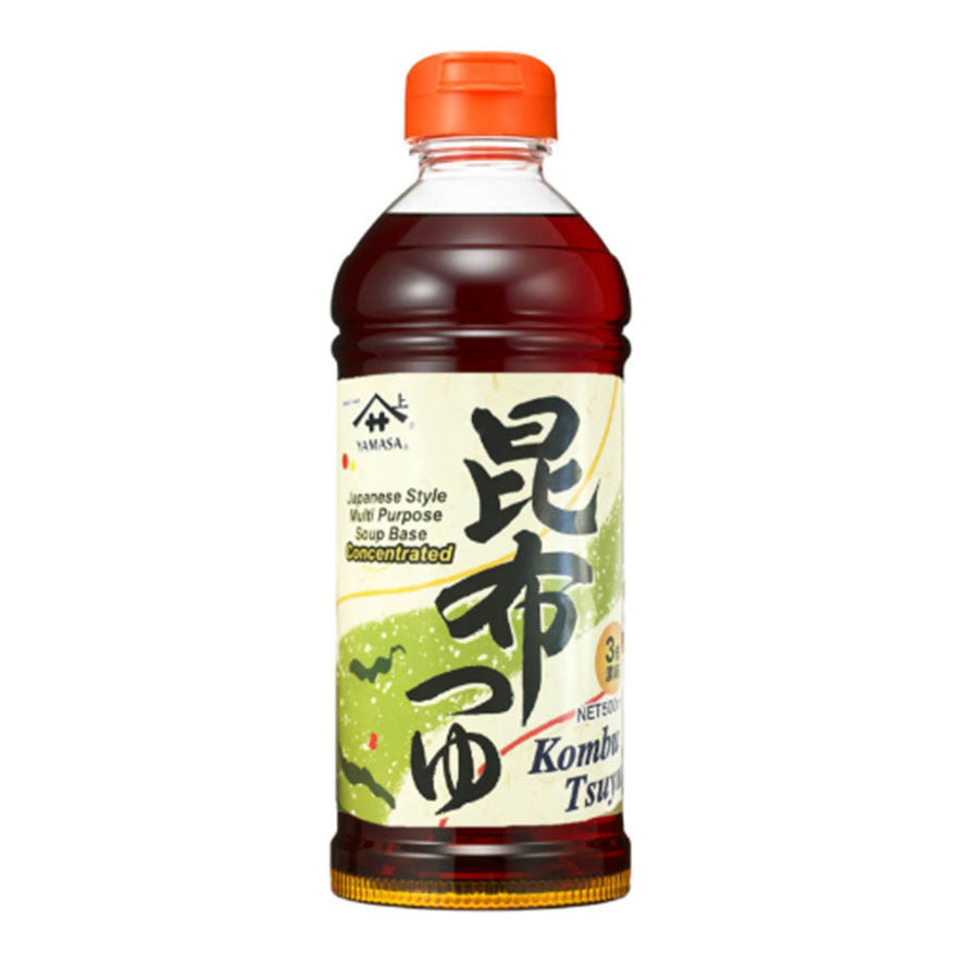 Yamasa Kombu Kelp Tsuyu Concentrate Noodle Soup Base 16.9 oz / 500ml