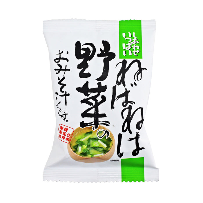 Freeze Dried Instant Miso Soup Sticky Vegetables 10 Servings