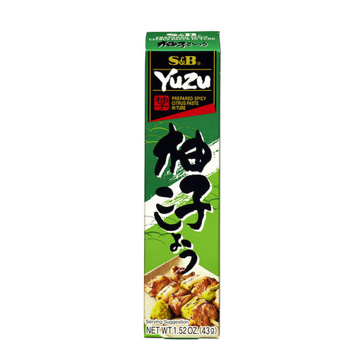 S&B Yuzu Kosho Spicy Citrus Paste in Tube 1.52 oz / 43g