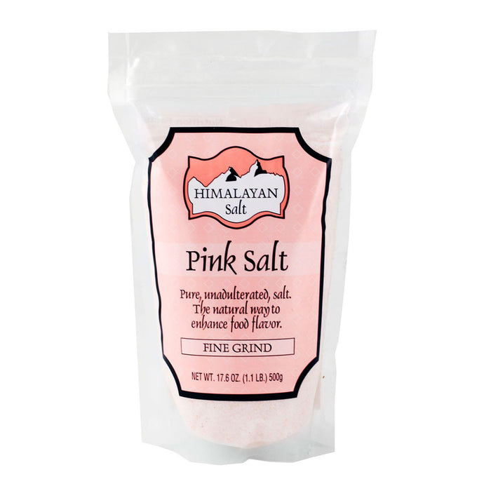 Himalayan Pink Salt Fine Grain 17.6 oz / 500 g