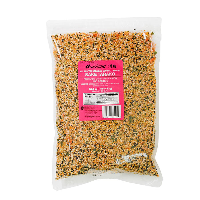 Urashima Furikake Salmon and Cod Roe (Salmon Tarako) 1lb / 453g — MTC ...