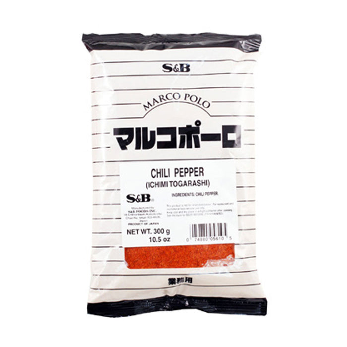 S&B Ichimi Togarashi Red Chili Pepper 10.58 oz (300g)