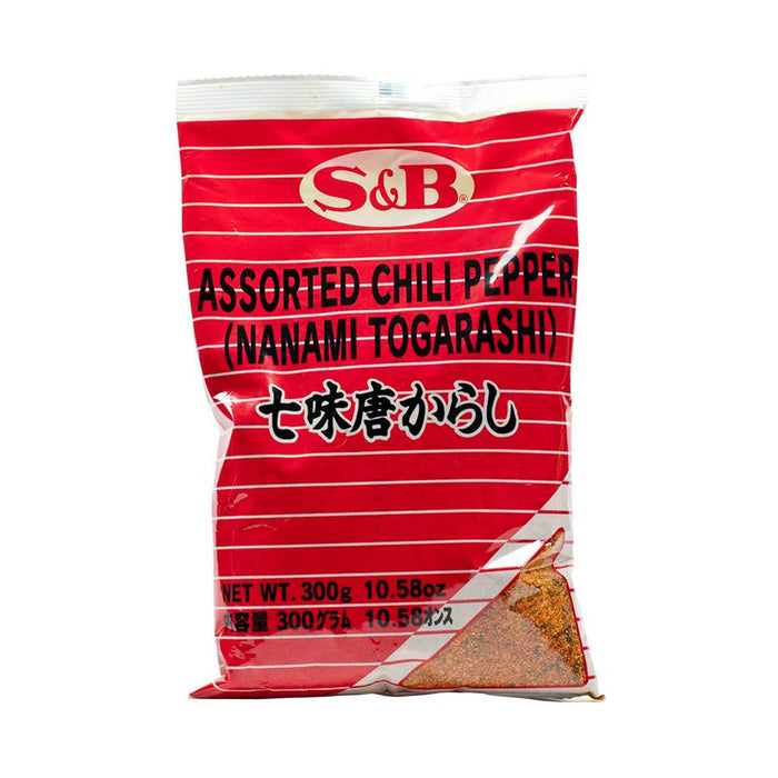 S&B Shichimi Togarashi - 7 Spice Blended Chili Pepper 10.6 oz (300g)