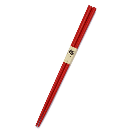 Red Lacquered Non-slip Chopsticks (Set of 10 Pairs)