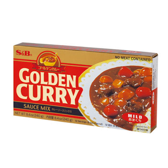 S&B Golden Curry Sauce Mix Mild  7.76 oz / 220g